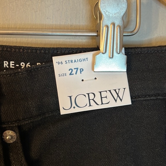 J. Crew Petite high-rise straight jean in 1996 semi-stretch in black Size 27 - Picture 9 of 12